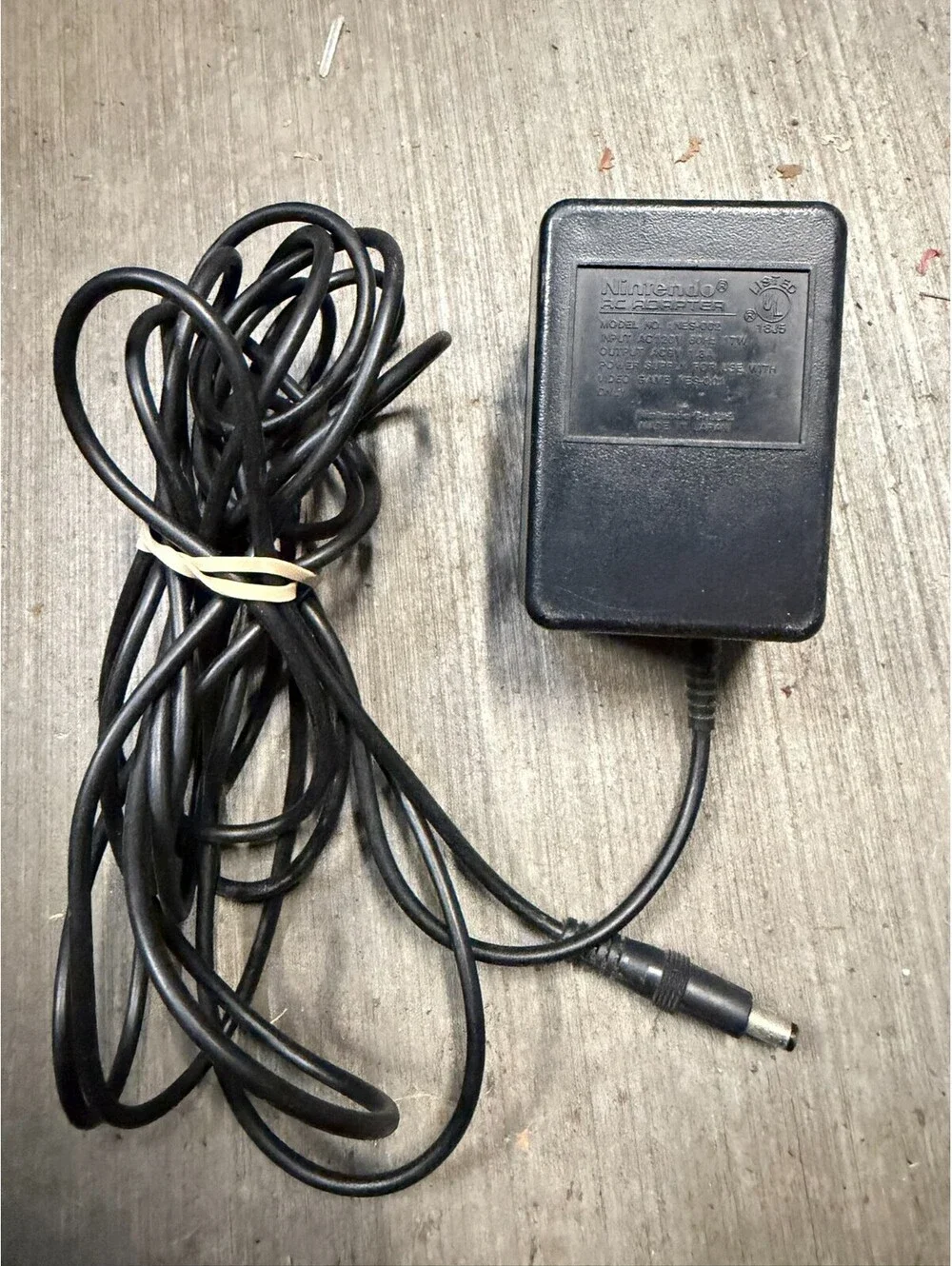 Nintendo NES Original AC Adapter Power Supply Cord OEM NES-002 Official Tested